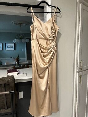 Revelry Rory Gold Champagne Dress size 8